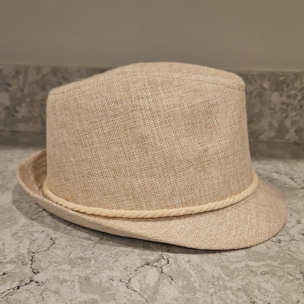 Tan Beige Fedora Mens Women's Panama Hat